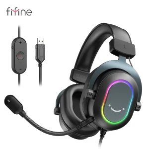 Gaming Headset with Mic Over-Ear Headphones