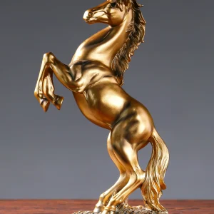 European Style Home Resin Victory Horse Statue
