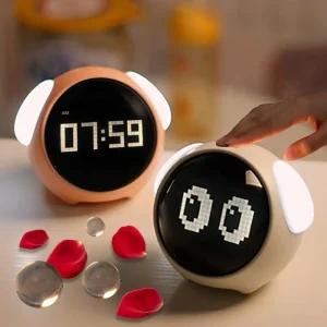 Child Alarm clock Digital Table Clock WIth Light Cute Cartoon Alarm Clock For Kids
