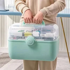 1pc Large Capacity Family Medicine Organizer Box