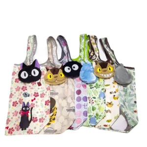 Foldable Shopping Bags Thick Nylon Large Tote